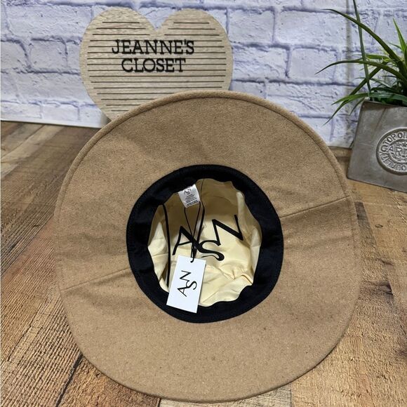 ASN THE HARPER Women’s Cowboy Style Floppy Hat Tan OSFM New With Tags packable main image 7